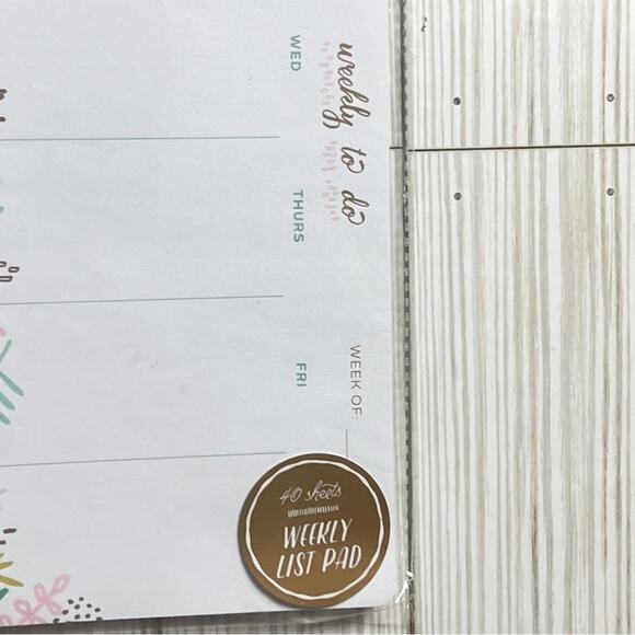 Weekly Calendar  Productivity Organization Notepad - Picture 2 of 6